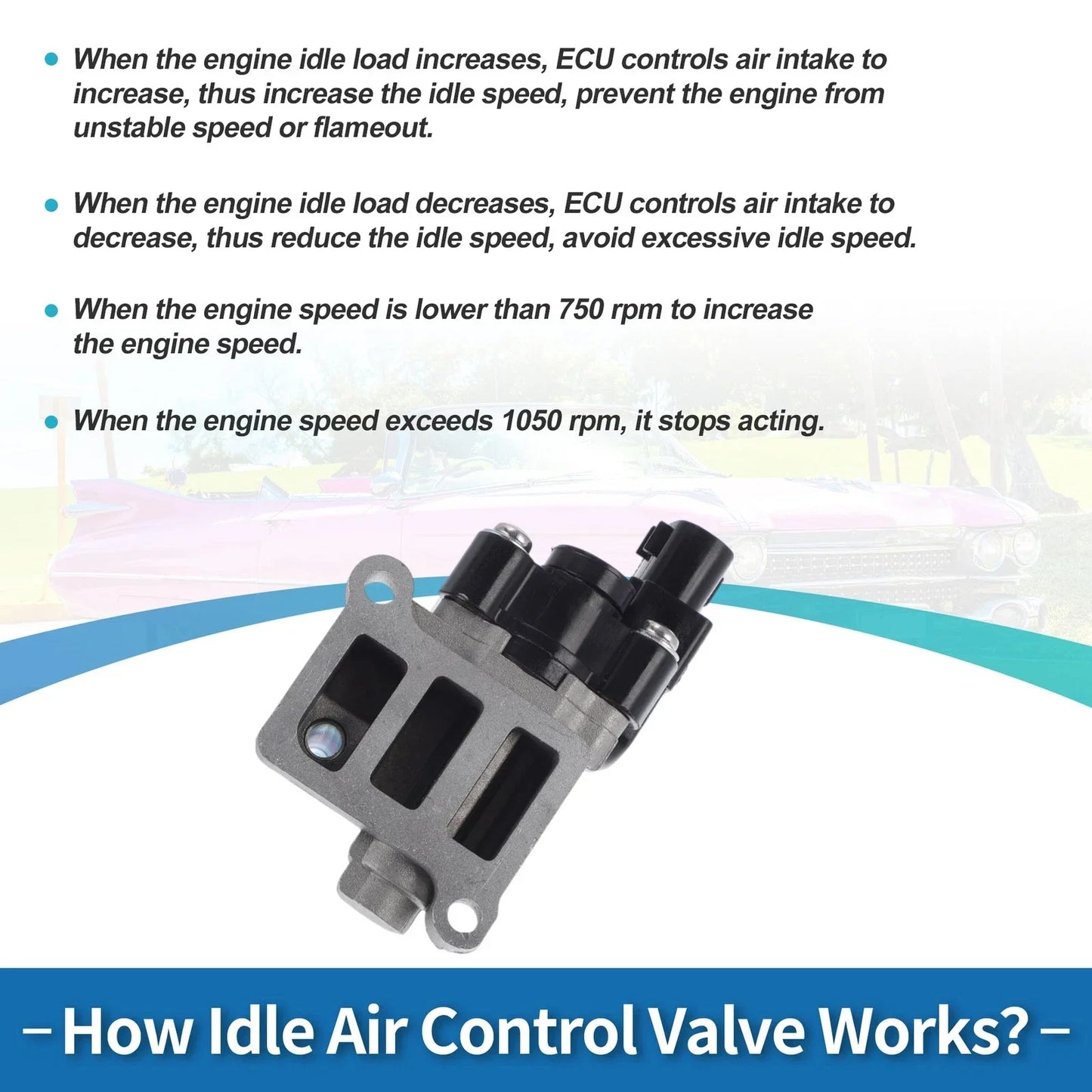 Idle Air Control Valve for Honda CR-V 2002-2004 IACV Motor