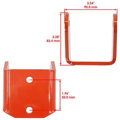 Anti Scalp Deck Roller Wheel Brackets for Scag SCR52 52 inch (2000–2025)