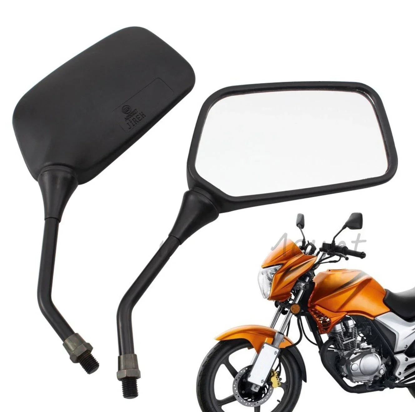 10MM Universal Black Scooter Mirrors for Mobility Scooter