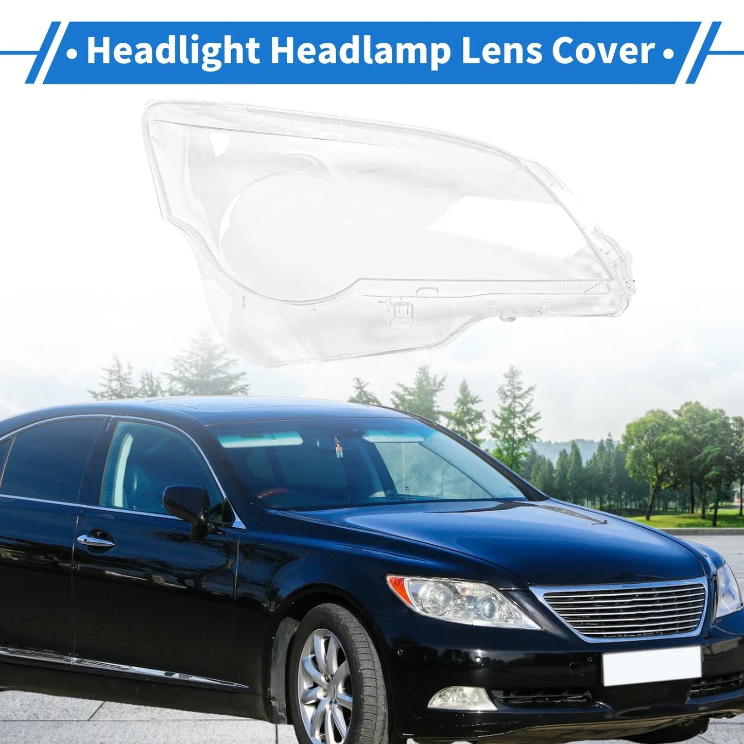 Car Front Right Headlight Lens Cover for Lexus GX460 (2010-2013)