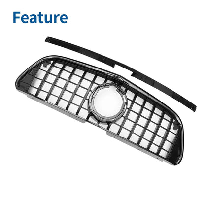 Front Upper Bumper Grille for Mercedes-Benz W447 (2016-2020) Black