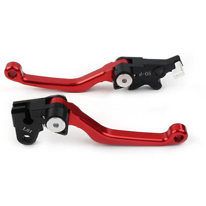 Red CNC Pivot Brake Clutch Levers for Honda XR250 XR400 (1995-2007)