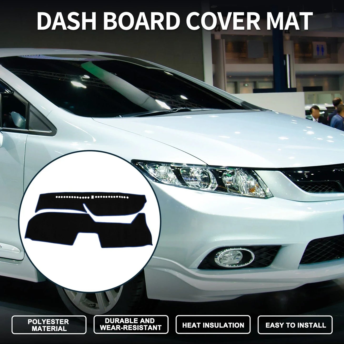 Dashboard Cover Mat for Honda FREED GB5/6/7/8 Sun Protector Pad (2016-2023)