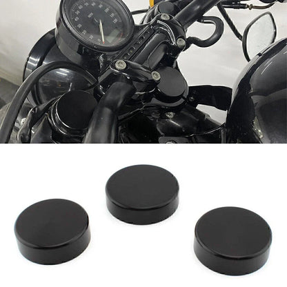 Black Upper Fork Stem Covers for Harley Sportster 48 XL1200 (1988-2013)