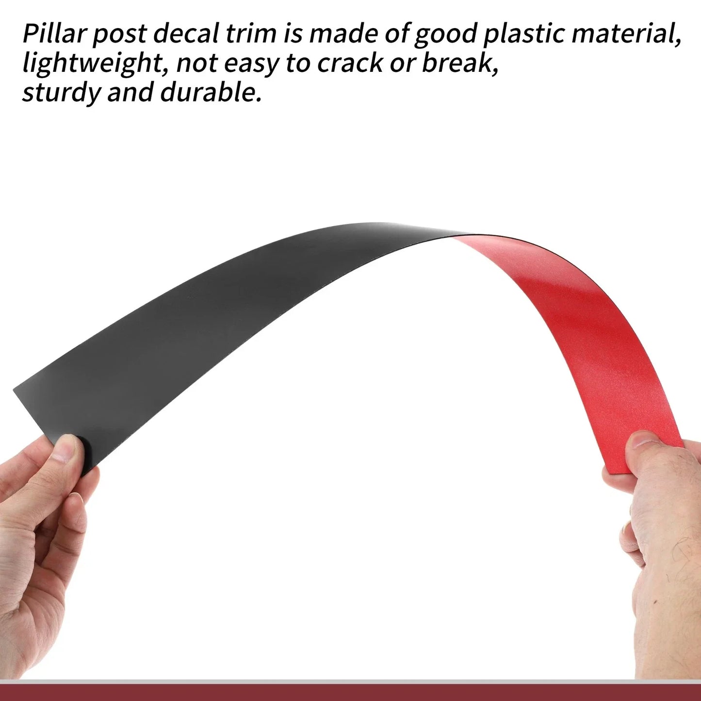 Door Pillar Window Trim for Hyundai Elantra (2007-2010) - Black Finish