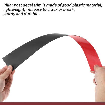 Door Pillar Window Trim for Hyundai Elantra (2007-2010) - Black Finish