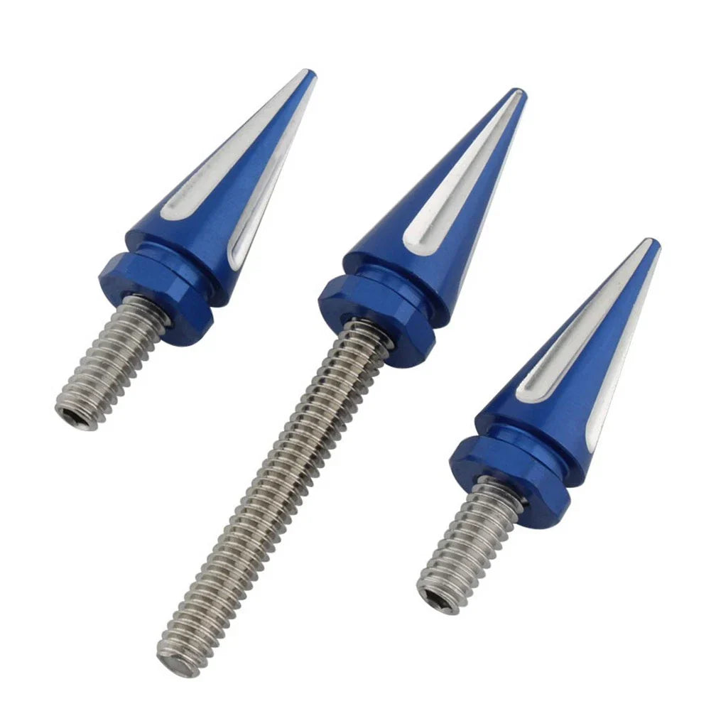 3 x Windshield Trim Screws for Harley Electra Glide 2014-2023 Blue