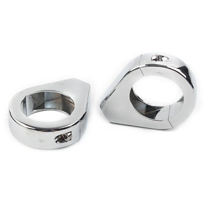 39mm Chrome Fork Clamp Turn Signal Clamps  for Harley Softail