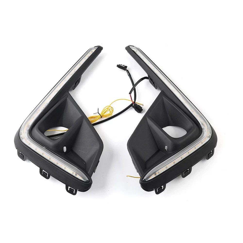 Black Fog Light Turn Signal Pair for Honda BR-V (2022-2023)