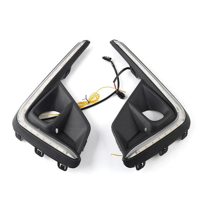 Black Fog Light Turn Signal Pair for Honda BR-V (2022-2023)