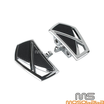 Chrome Foot Peg Set  Footpegs for Harley Softail Standard (2018-2023)