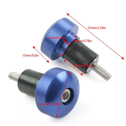 CNC Handlebar Grips  Bar End Slider Caps for YAMAHA YZF-R1