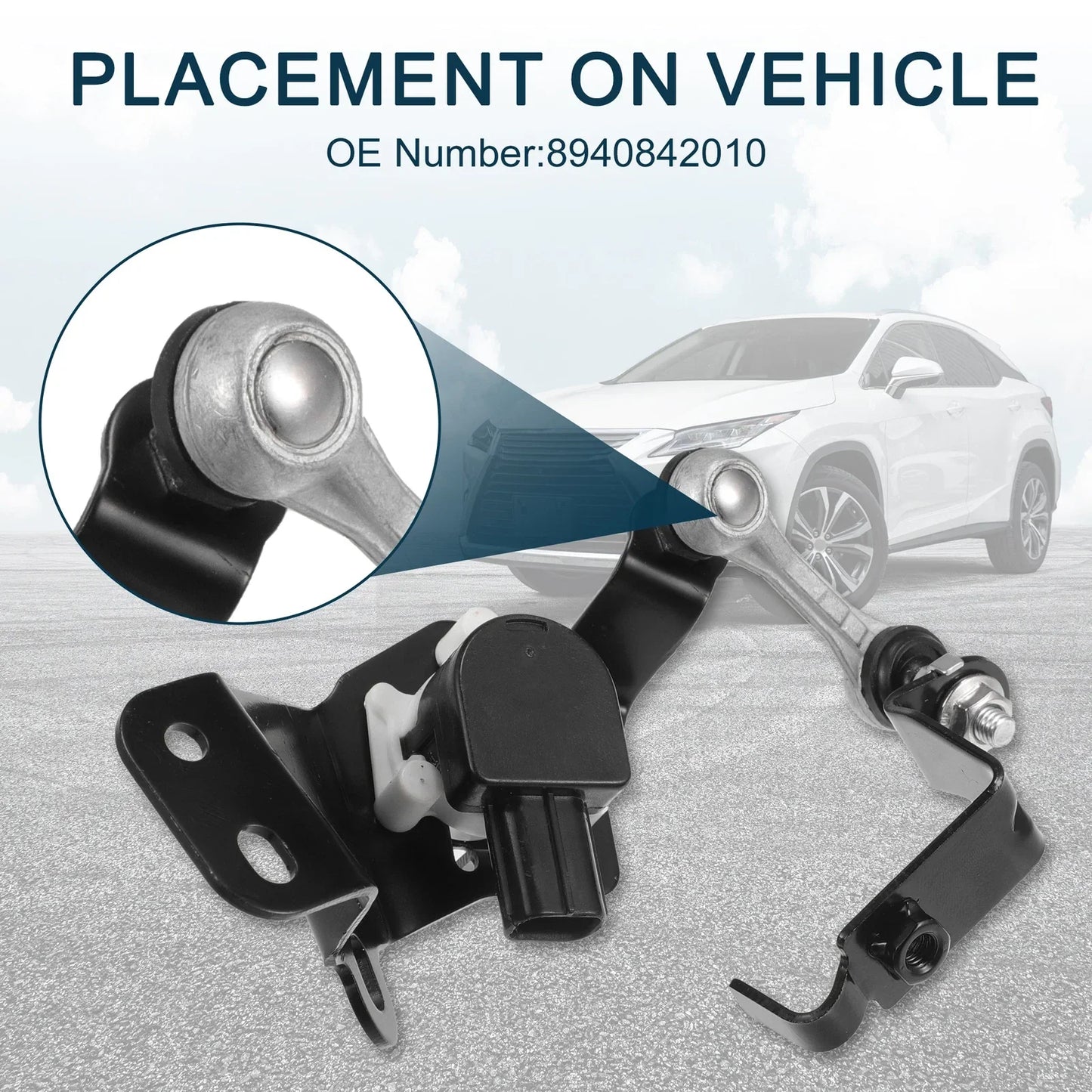 Air Suspension Ride Height Level Sensor for Lexus NX200t (2015-2017)