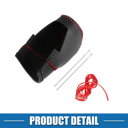 Gear Shift Lever Cover for Honda Civic 11th Gen 2022-2023 Black Faux Leather