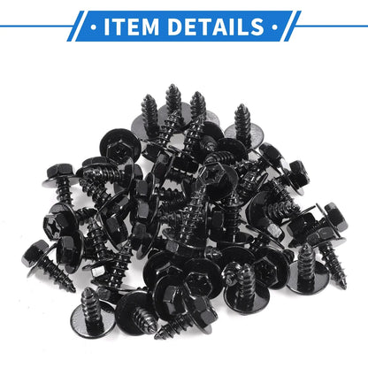 50 x Car Fender Liner Splash Shield Bumper Cover Screws for Scion XD (2008-2014)