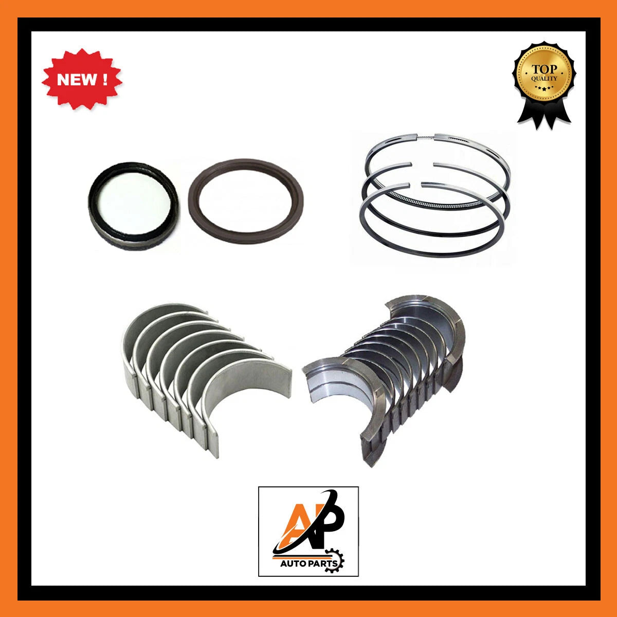 Engine Bearings Set + Engine Rebuild Parts Kit for BMW N47 (2007–2016)