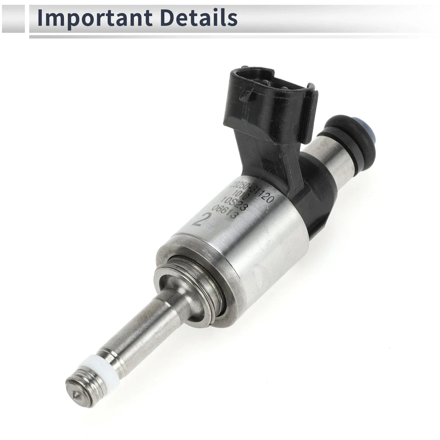 Fuel Injector for Lexus IS300H Hybrid 2.5 2ARFSE (2014-2015) 1 x Black Silver Tone