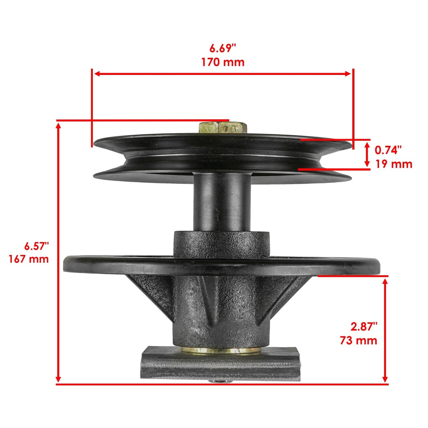 52 Inch Deck Spindle and Blade Set for Toro Z Master (2006–2019)