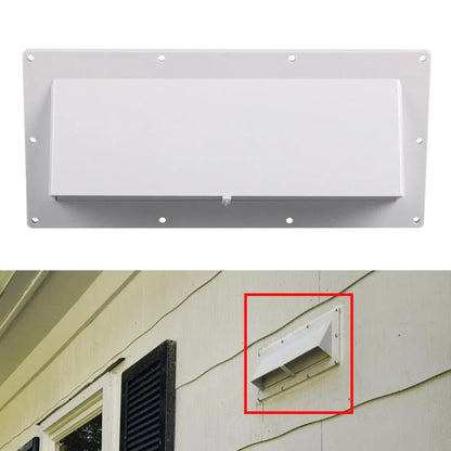 RV Bathroom Exhaust Vent Cover for Trailer Camper Motorhome White