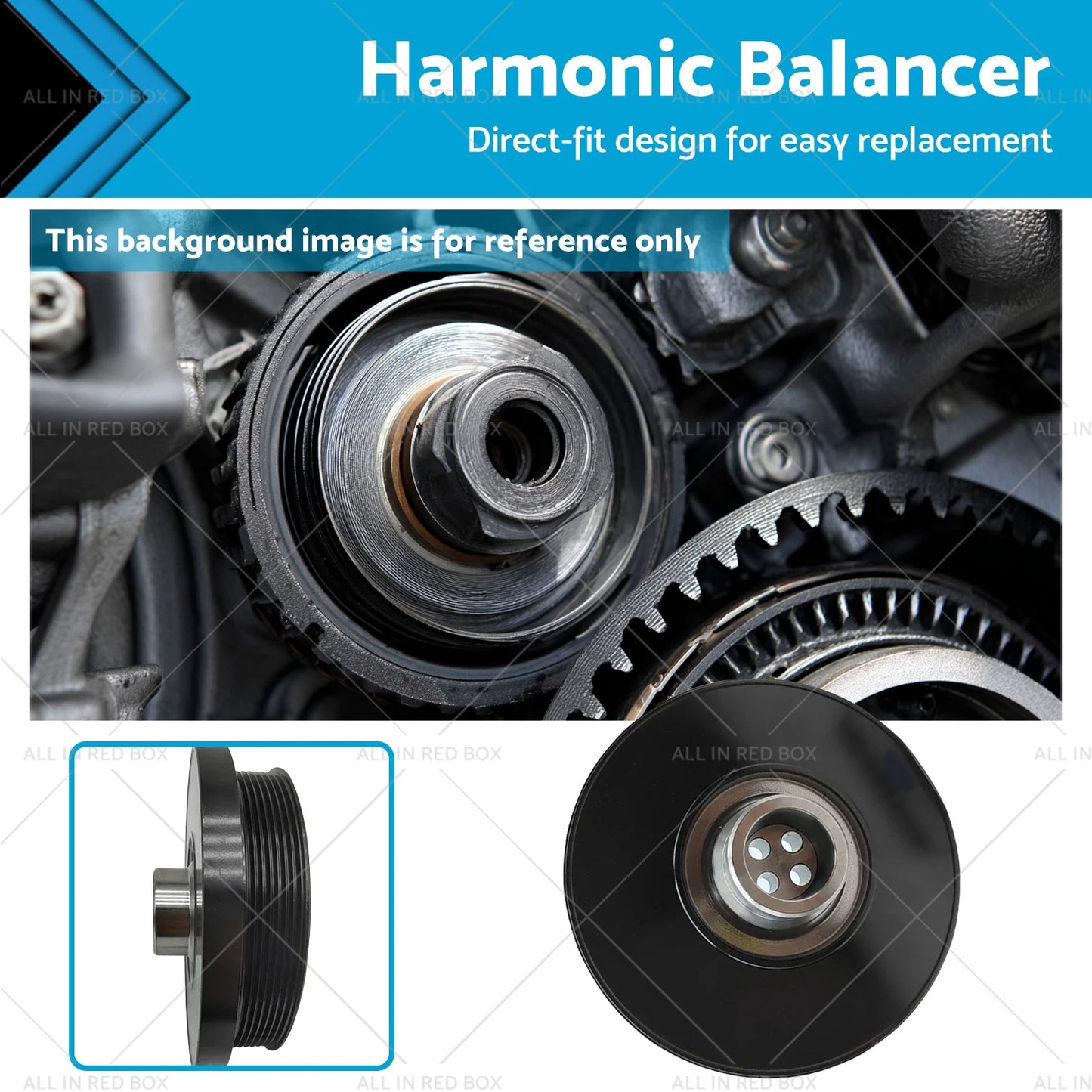 Harmonic Balancer for BMW X6 E71 E72 3.0L 180kW xDrive 30d (2008-2014)