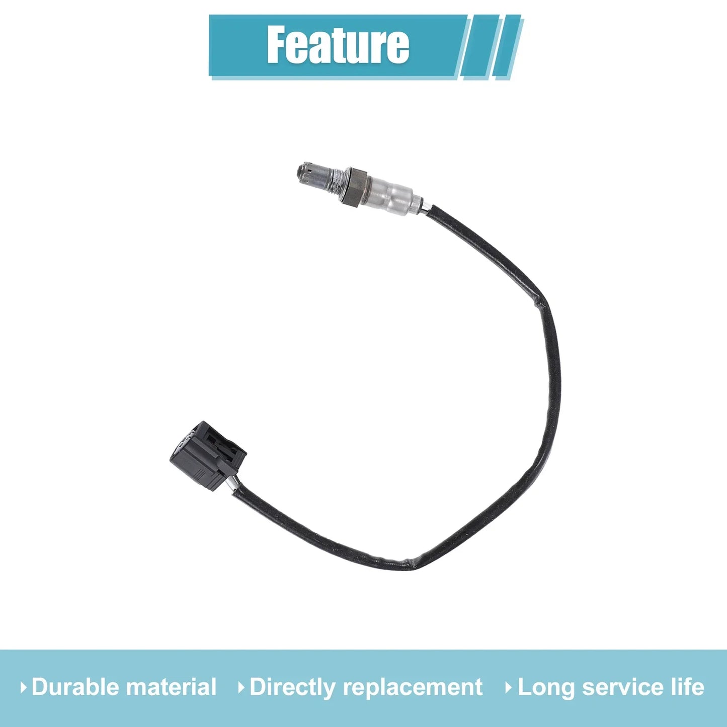 Oxygen Sensor for Honda TRX 420 (2007-2014) - Metal Rubber Black Silver Tone