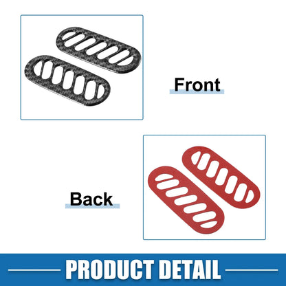 Car Door A-Pillar Air Outlet Vent Covers for Chevy Corvette C5 (1997-2004)