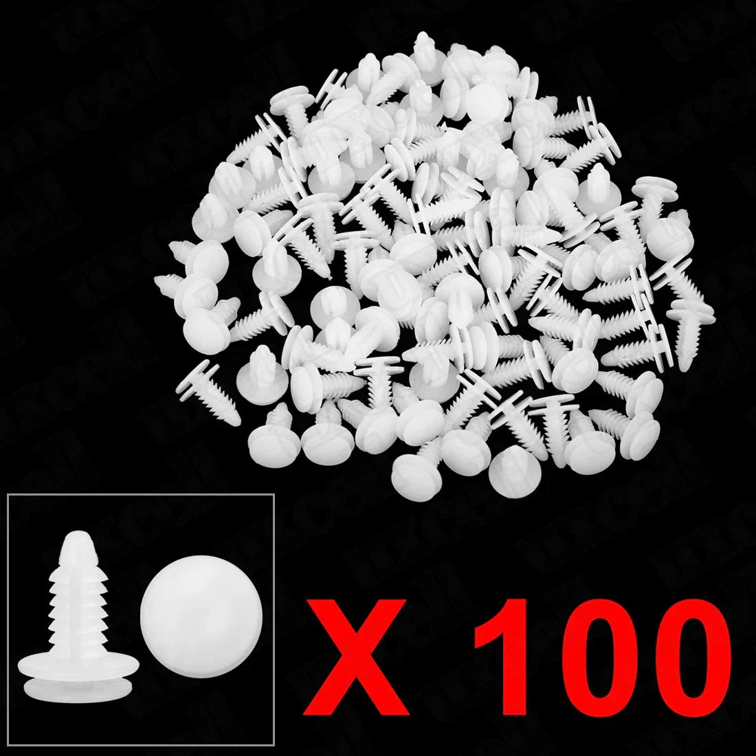 100 Pcs Door Panel Clips Fasteners for Chrysler Dodge Ram