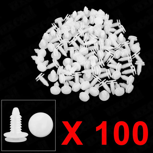 100 Pcs Door Panel Clips Fasteners for Chrysler Dodge Ram