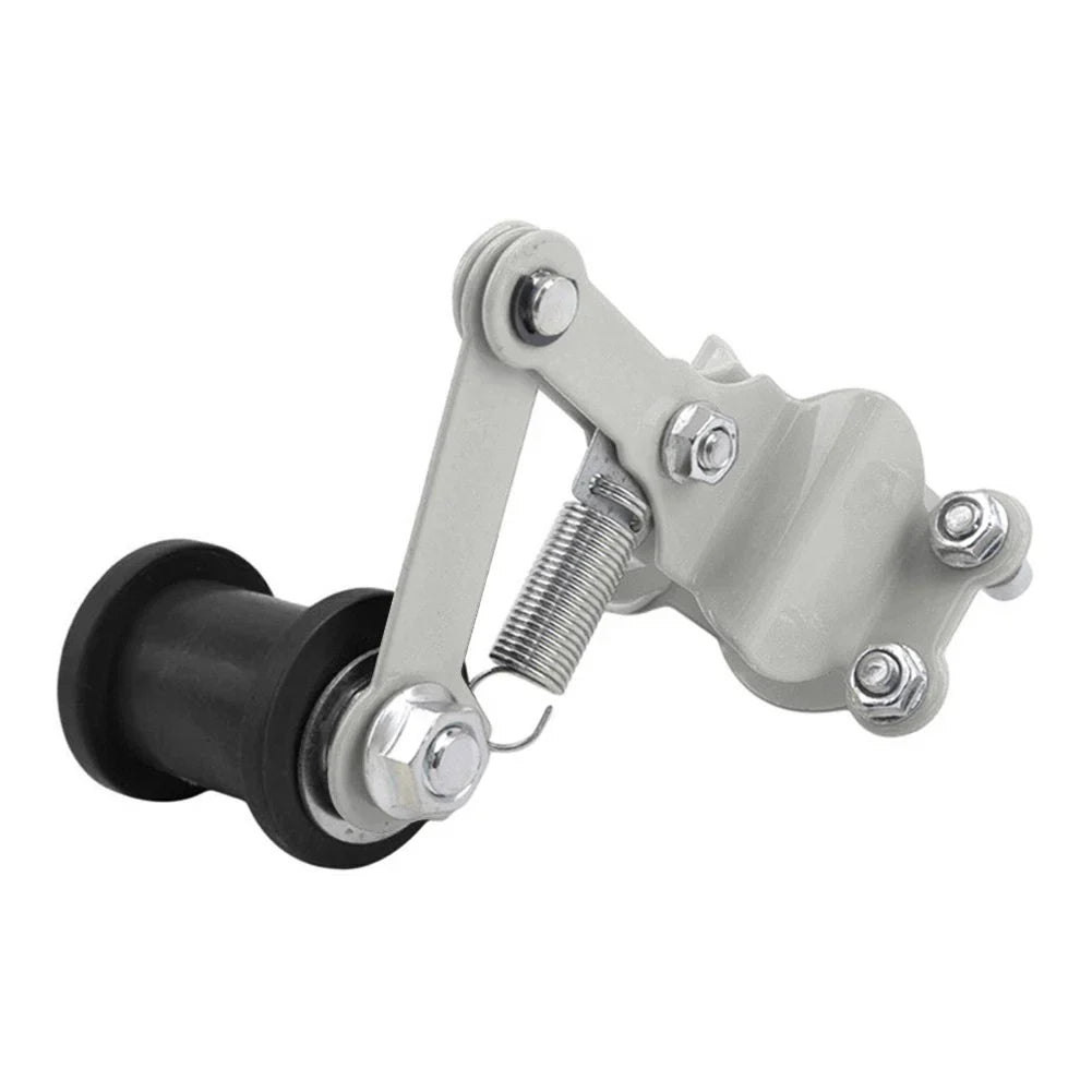Bolt-On Chain Tensioner & Roller Adjuster for Motorcycle ATV Dirt Bike Black/White