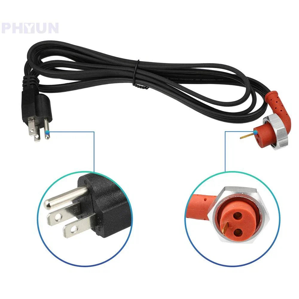Engine Block Heater for Dodge Ram 5.9L 6.7L Diesel (2003-2023)