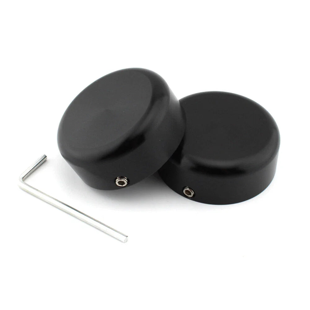 Black Front Fork Cover Caps for Harley Sportster S 1250 RH1250 (2021-2023)