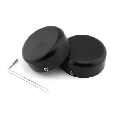 Black Front Fork Cover Caps for Harley Sportster S 1250 RH1250 (2021-2023)