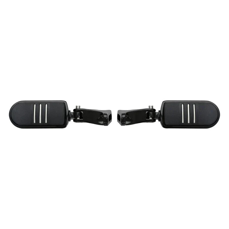 Black Rear Passenger Footpeg Mini Mount for Harley Street Glide (1993-2025)