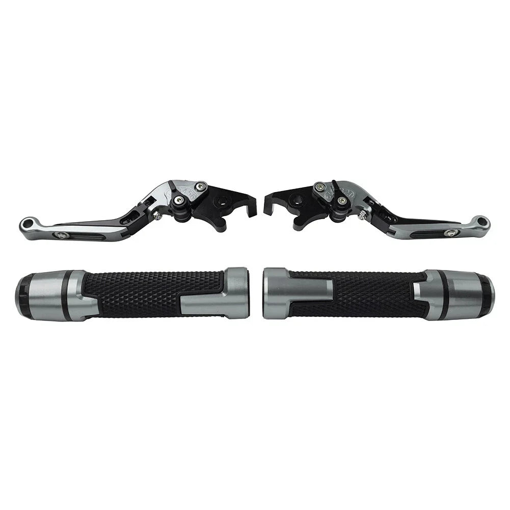 Titan Extendable Brake Clutch Levers Grips Set for BMW F650GS (2002-2007)