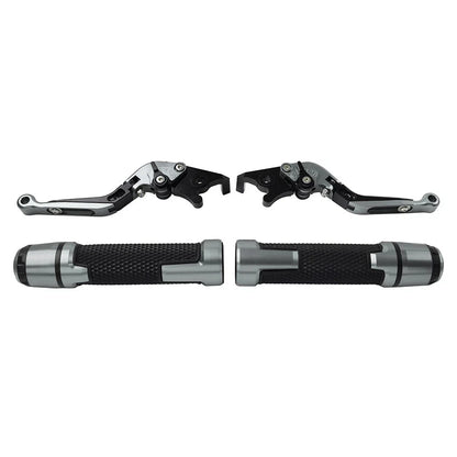 Titan Extendable Brake Clutch Levers Grips Set for BMW F650GS (2002-2007)