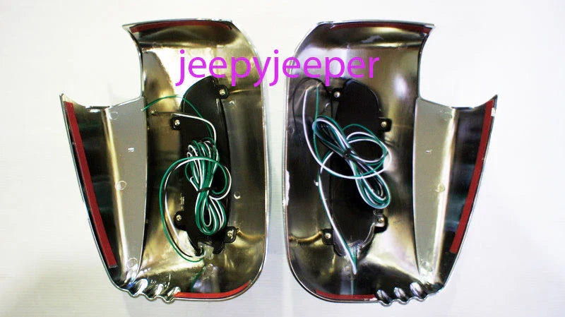 LED Chrome Mirror Cover Trim for Mitsubishi L200 Triton (2005-2015)