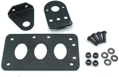 Metal Side Mount License Plate Holder Tail Light Bracket for Motorcycle