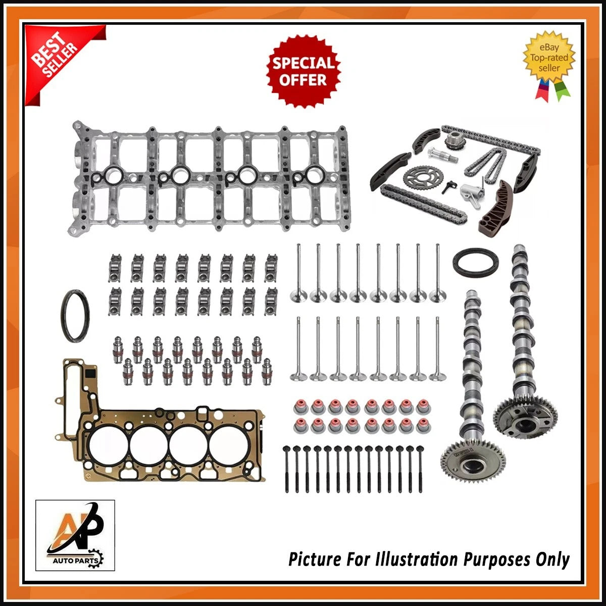 Cam Carrier Kit for BMW 2.0 N47D20 N47 Engine Rebuild (2007–2016)