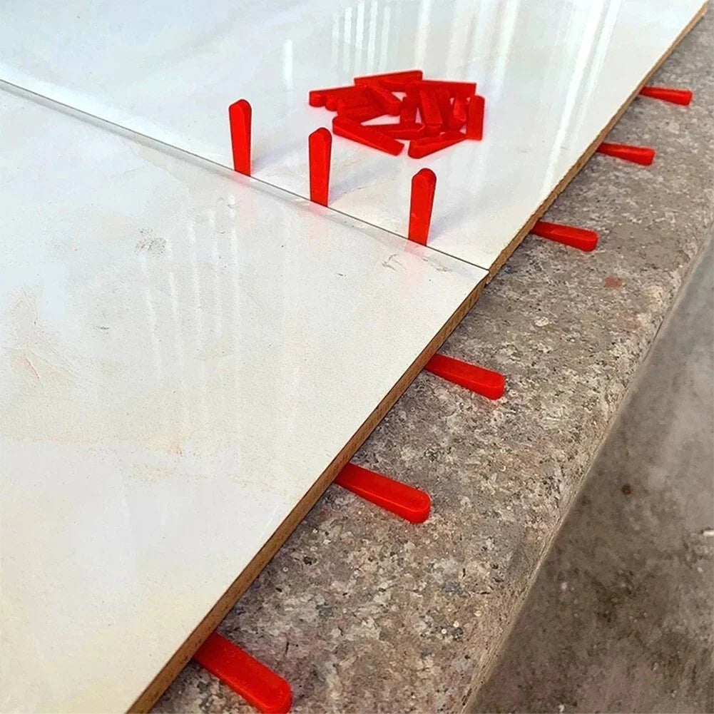 100 x Wall Tiling Tool Tile Spacers Reusable Positioning Clips AU