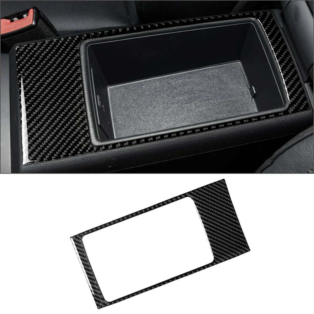 Carbon Fiber Armrest Storage Box Cover for Audi A3 S3 (2013-2020)