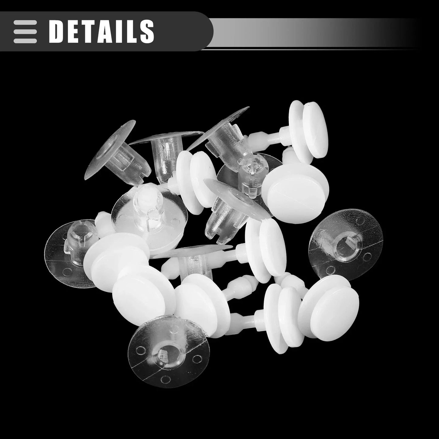 10 x Car Door Trim Panel Push Clips for Dodge (No. 6505292AA)