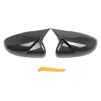 Carbon Fiber Black Side Mirror Cover Caps for VW Golf MK6 (2009-2013)