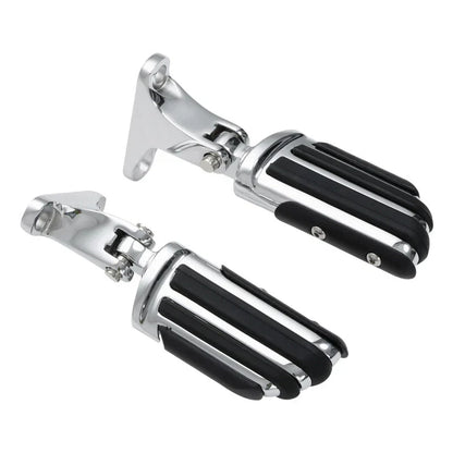 Chrome Passenger Footpeg Pegs for Harley CVO Street Road Glide (1993-2025)