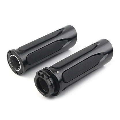 Black Soft Touch Hand Grips for Harley Touring Street Road Glide (2009-2023)