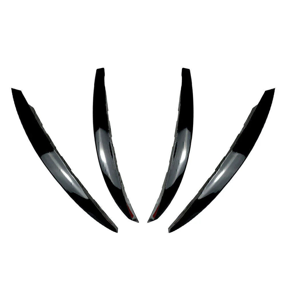 4 Pcs Front Bumper Splitter Spoiler Canards for Mercedes Benz C-Class (2022-2023)