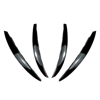 4 Pcs Front Bumper Splitter Spoiler Canards for Mercedes Benz C-Class (2022-2023)