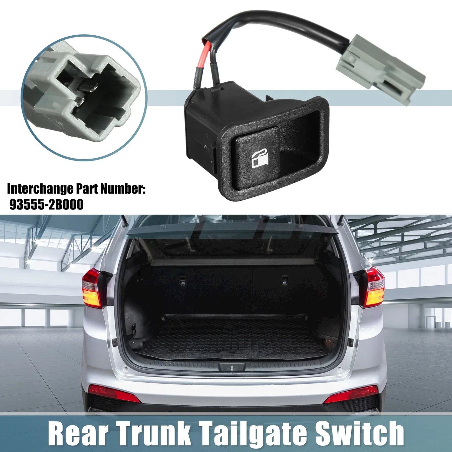 Fuel Tank Selector Switch for Hyundai (93555-2B000) - 2 x Release Control Switch