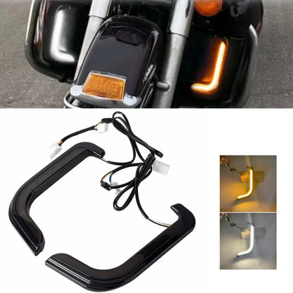 LED Fairing Accent Turn Signal Lights for Harley Touring Electra Glide (2014-2023)