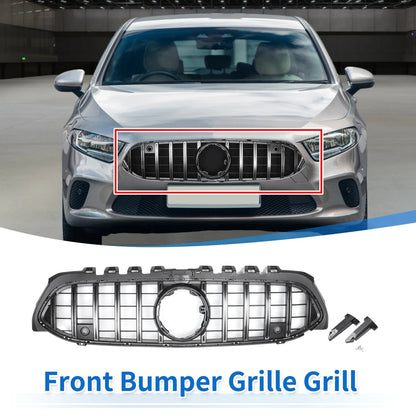 Front Upper Bumper Grille for Mercedes-Benz A-Class (2013-2020)