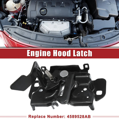 Hood Latch Replacement for Dodge Ram 1500 2009-2010 - Black (2009-2010)